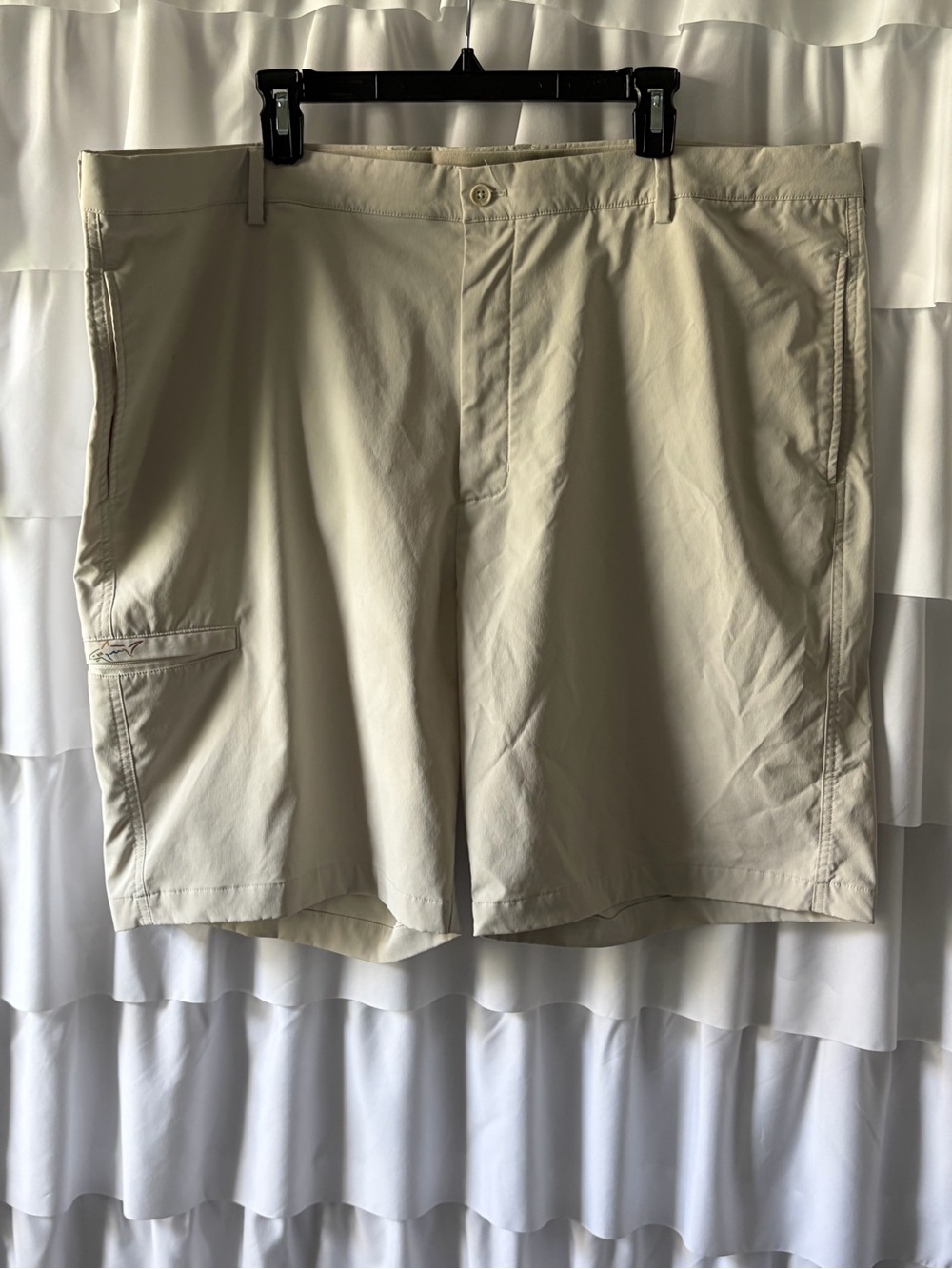Greg Norman Collection Khaki Cargo Golf Shorts
